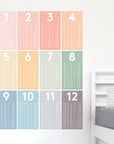 Timetable wall decal