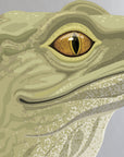 Artwork detail visualisation – Tuatara – extreme eye scales