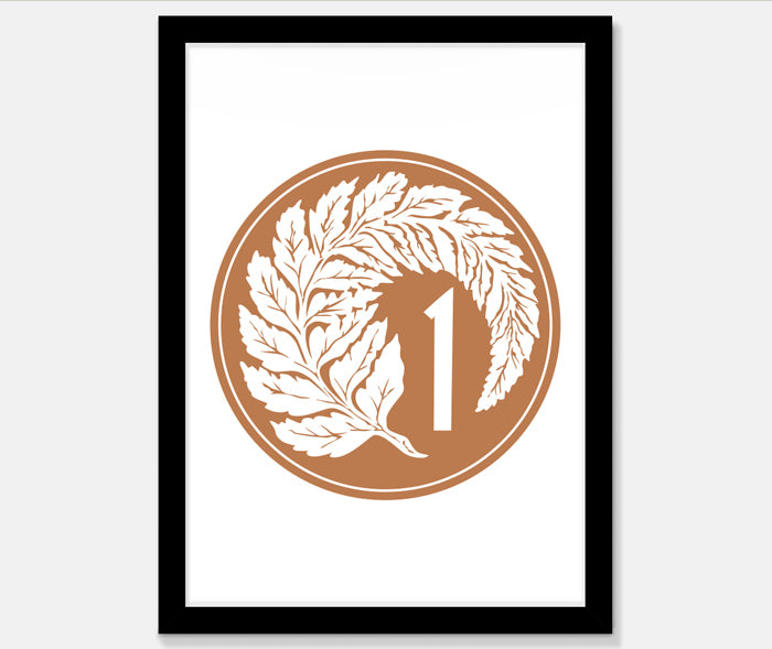 1 Cent Art Print Your Decal Shop Wall Decal NZ