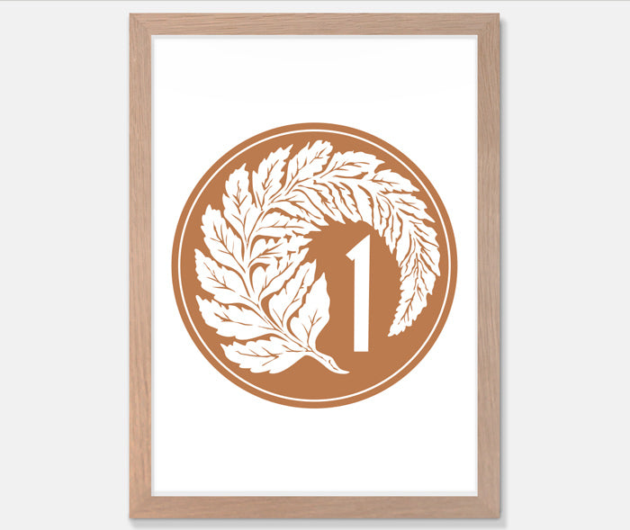 1 Cent Art Print Your Decal Shop Wall Decal NZ