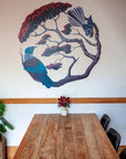 Tui & Fantail in Pohutukawa Your Decal Shop Wall Decal NZ