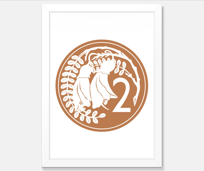 2 Cents Art Print Your Decal Shop Wall Decal NZ