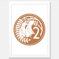 2 Cents Art Print Your Decal Shop Wall Decal NZ