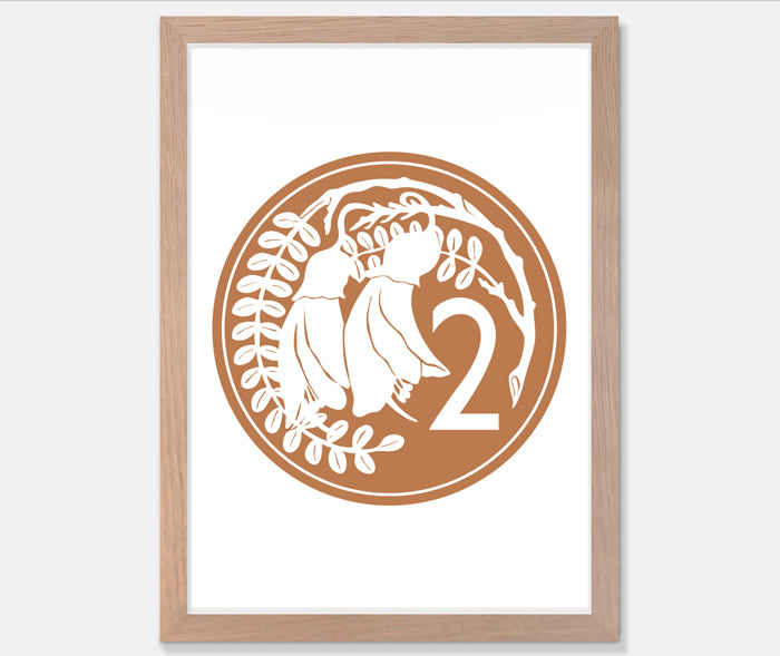 2 Cents Art Print Your Decal Shop Wall Decal NZ
