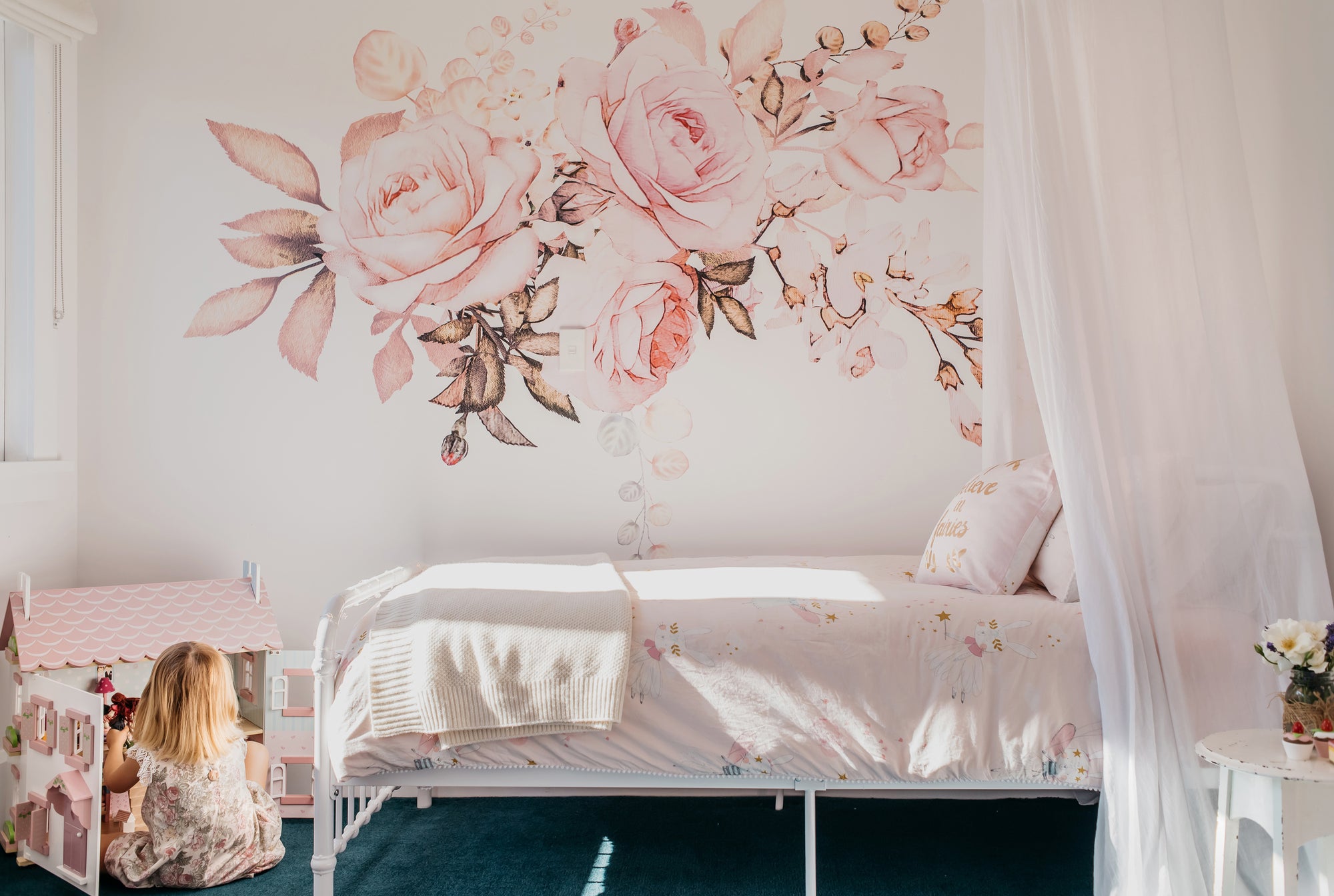 Lola&#39;s Flowers Wall Decal Your Decal Shop Wall Decal NZ