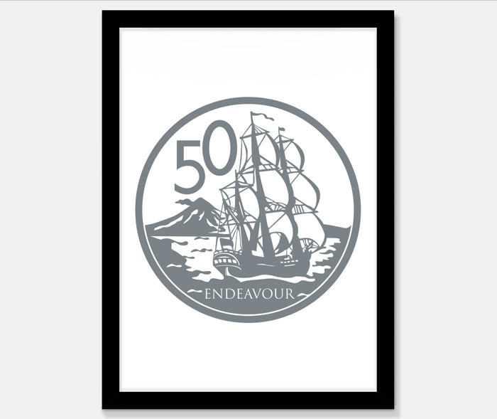 50 Cents Art Print Your Decal Shop Wall Decal NZ
