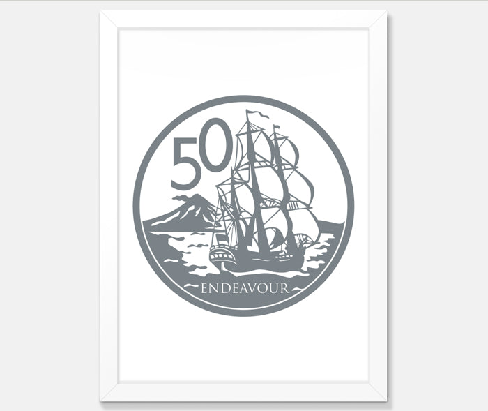 50 Cents Art Print Your Decal Shop Wall Decal NZ