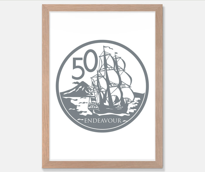 50 Cents Art Print Your Decal Shop Wall Decal NZ