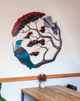 Tui & Fantail in Pohutukawa Your Decal Shop Wall Decal NZ