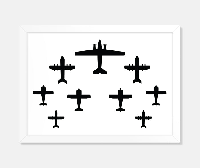 Airplanes Art Print Your Decal Shop Wall Decal NZ