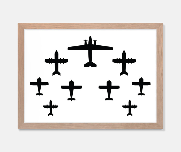 Airplanes Art Print Your Decal Shop Wall Decal NZ