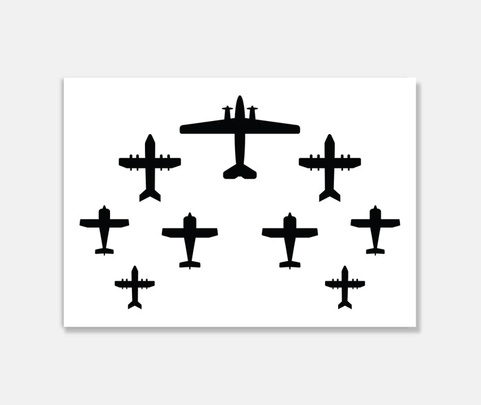 Airplanes Art Print Your Decal Shop Wall Decal NZ