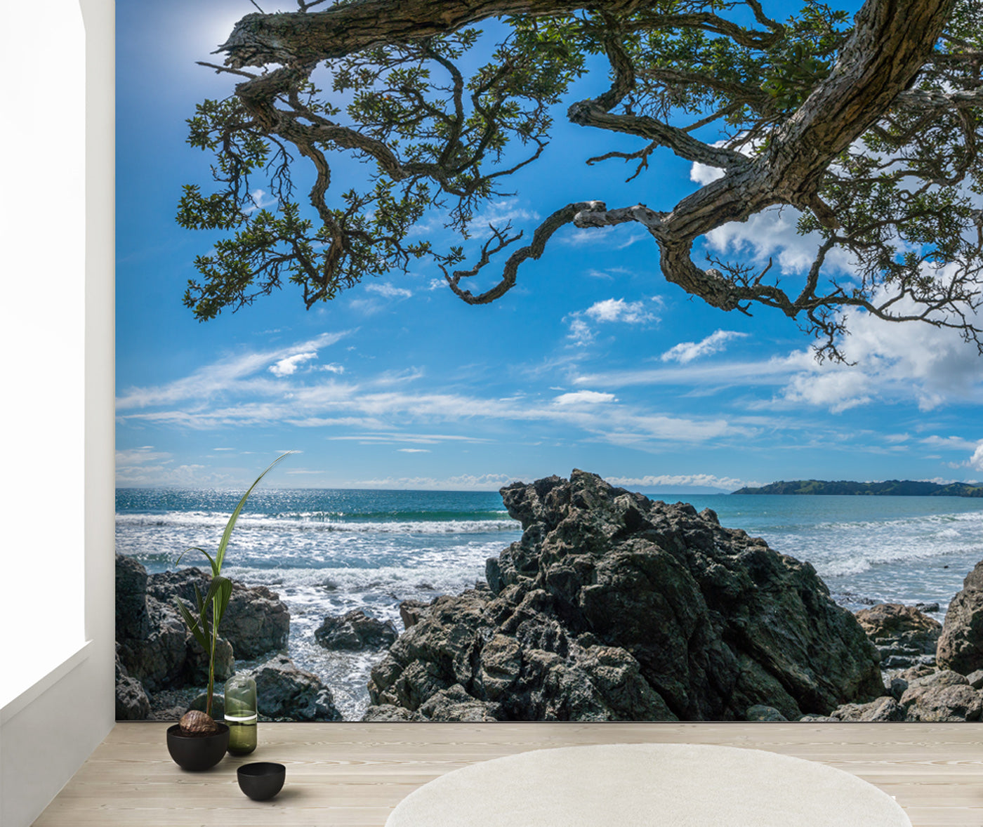 Pohutukawa Beach Mural Your Decal Shop Wall Decal NZ