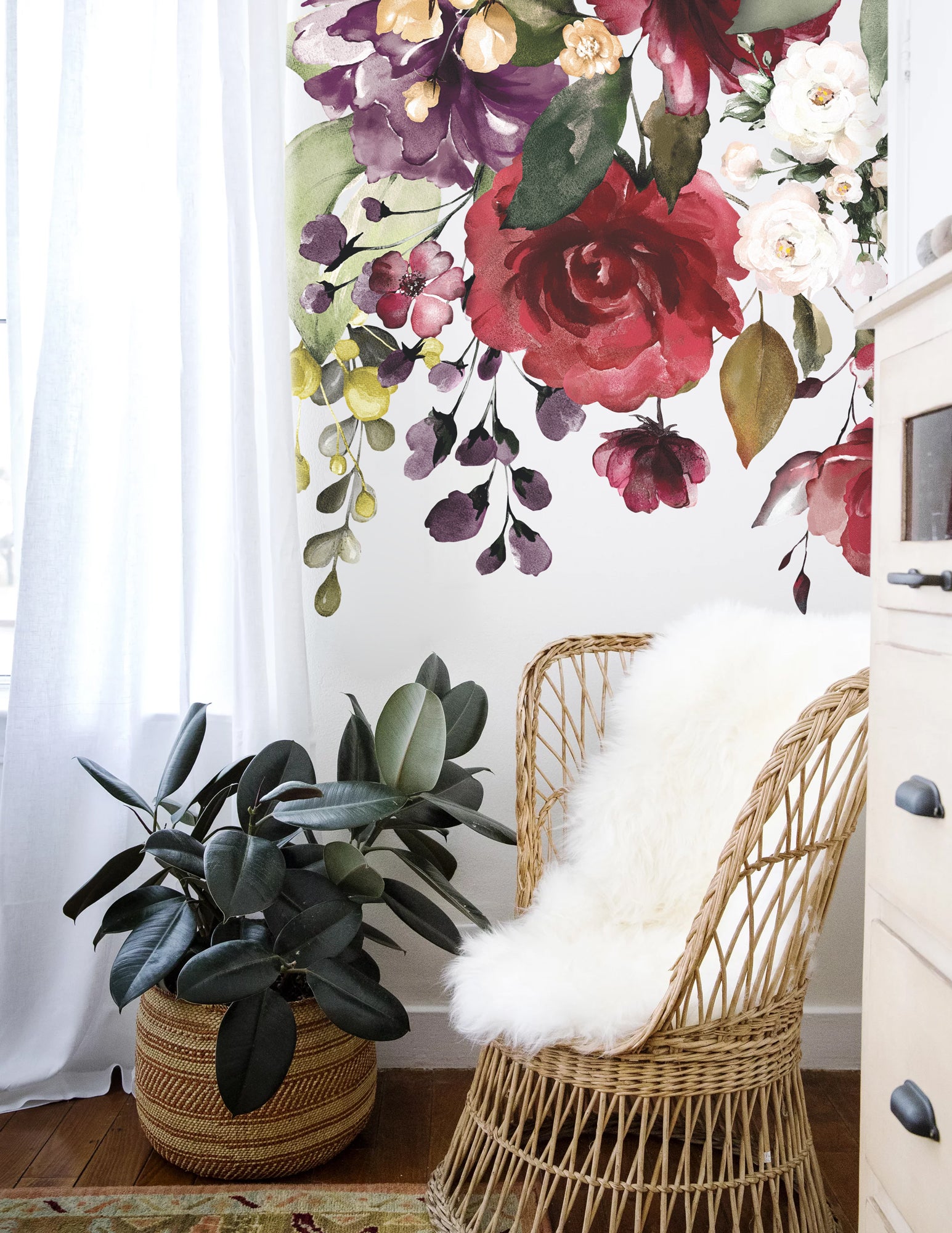 Botanical Floral Eden v.3 Wall Decal Your Decal Shop Wall Decal NZ