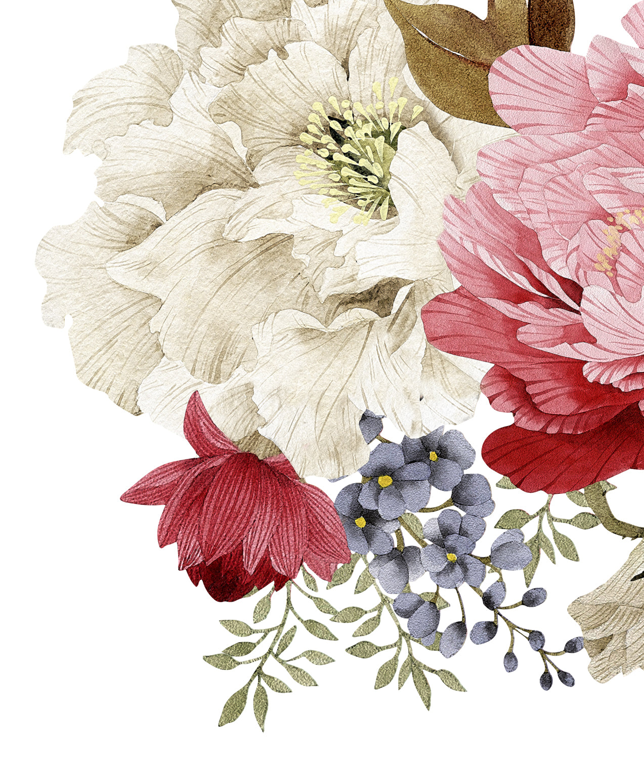 Botanical Floral Eden Wall Decal Your Decal Shop Wall Decal NZ
