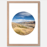 Cloudy Mountain Art Print Your Decal Shop Wall Decal NZ