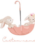 Cute Watercolour Bunnies Wall Decal Your Decal Shop Wall Decal NZ