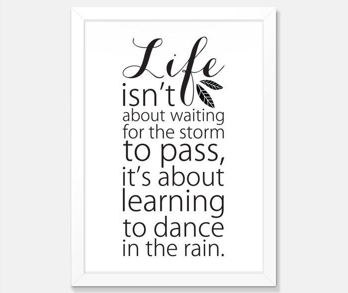 Dance in the Rain Art Print Your Decal Shop Wall Decal NZ