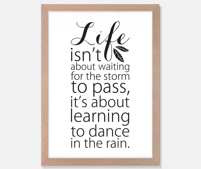 Dance in the Rain Art Print Your Decal Shop Wall Decal NZ