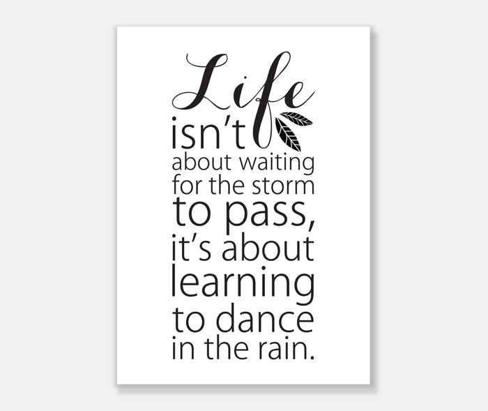 Dance in the Rain Art Print Your Decal Shop Wall Decal NZ