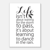 Dance in the Rain Art Print Your Decal Shop Wall Decal NZ