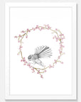 Fantail wreath Art Print Your Decal Shop Wall Decal NZ