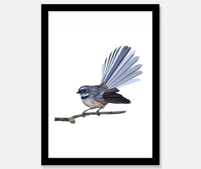Fantail Art Print Your Decal Shop Wall Decal NZ