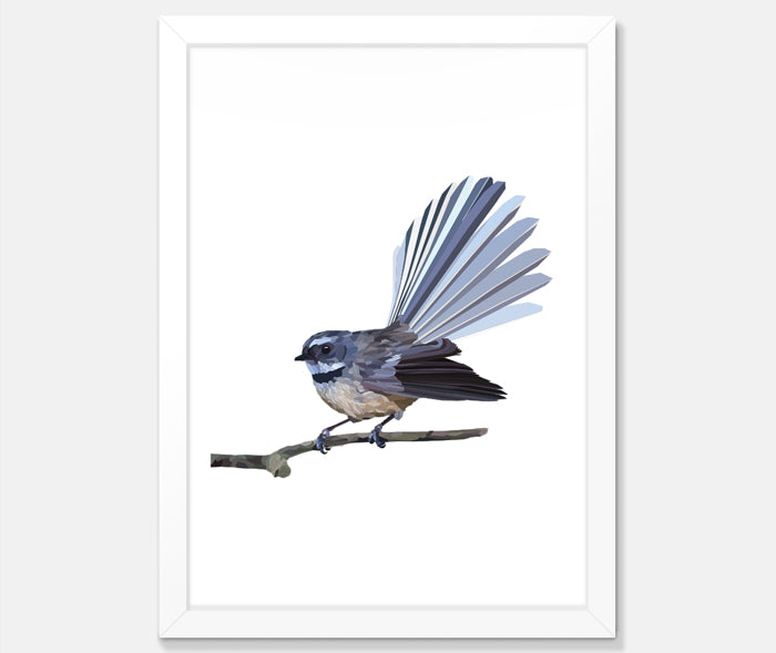 Fantail Art Print Your Decal Shop Wall Decal NZ