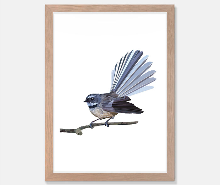 Fantail Art Print Your Decal Shop Wall Decal NZ