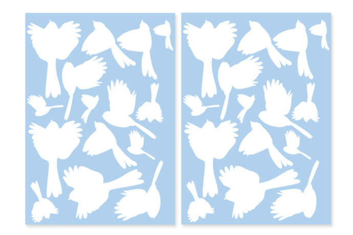 Window Strike Flying Fantail Decals Your Decal Shop Wall Decal NZ