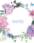 Flower Name Wreath Wall Decal Your Decal Shop Wall Decal NZ