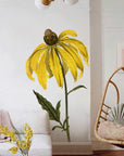 Fragrant Pinnated Rudbeckia Wall Decal