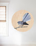 Geometric Fantail Mural Dot Your Decal Shop Wall Decal NZ