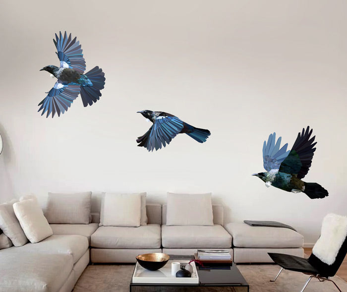 Tui in flight Wall Decal Your Decal Shop Wall Decal NZ