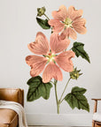 Great Flowered Lavatera Wall Decal