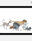 Hairy Maclary Group Walk Art Print