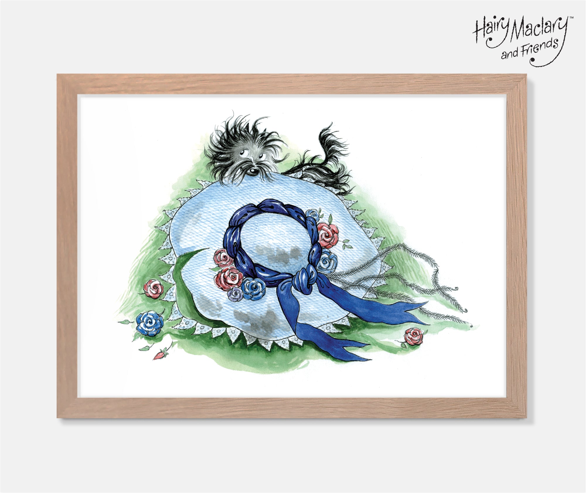 Hairy Maclary&#39;s Hat Tricks Art Print