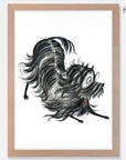 Hairy Maclary Playing Art Print