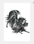 Hairy Maclary Playing Art Print