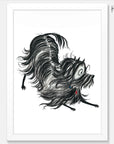 Hairy Maclary Playing Art Print