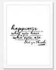 Happiness Art Print Your Decal Shop Wall Decal NZ