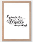 Happiness Art Print Your Decal Shop Wall Decal NZ