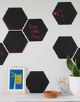 Hexagon  Blackboard Wall Decals Your Decal Shop Wall Decal NZ