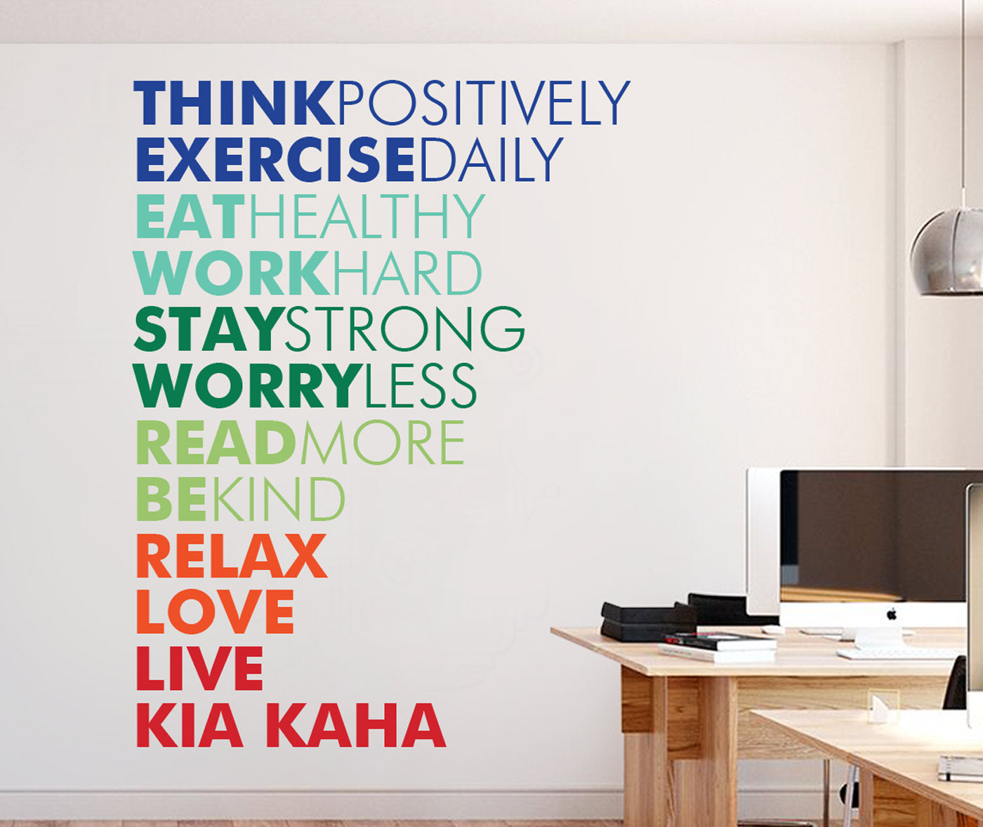Kia Kaha Aspirations Wall Decal Your Decal Shop Wall Decal NZ