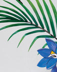 Kingfisher in Native Sun Orchids Wall Decal Your Decal Shop Wall Decal NZ