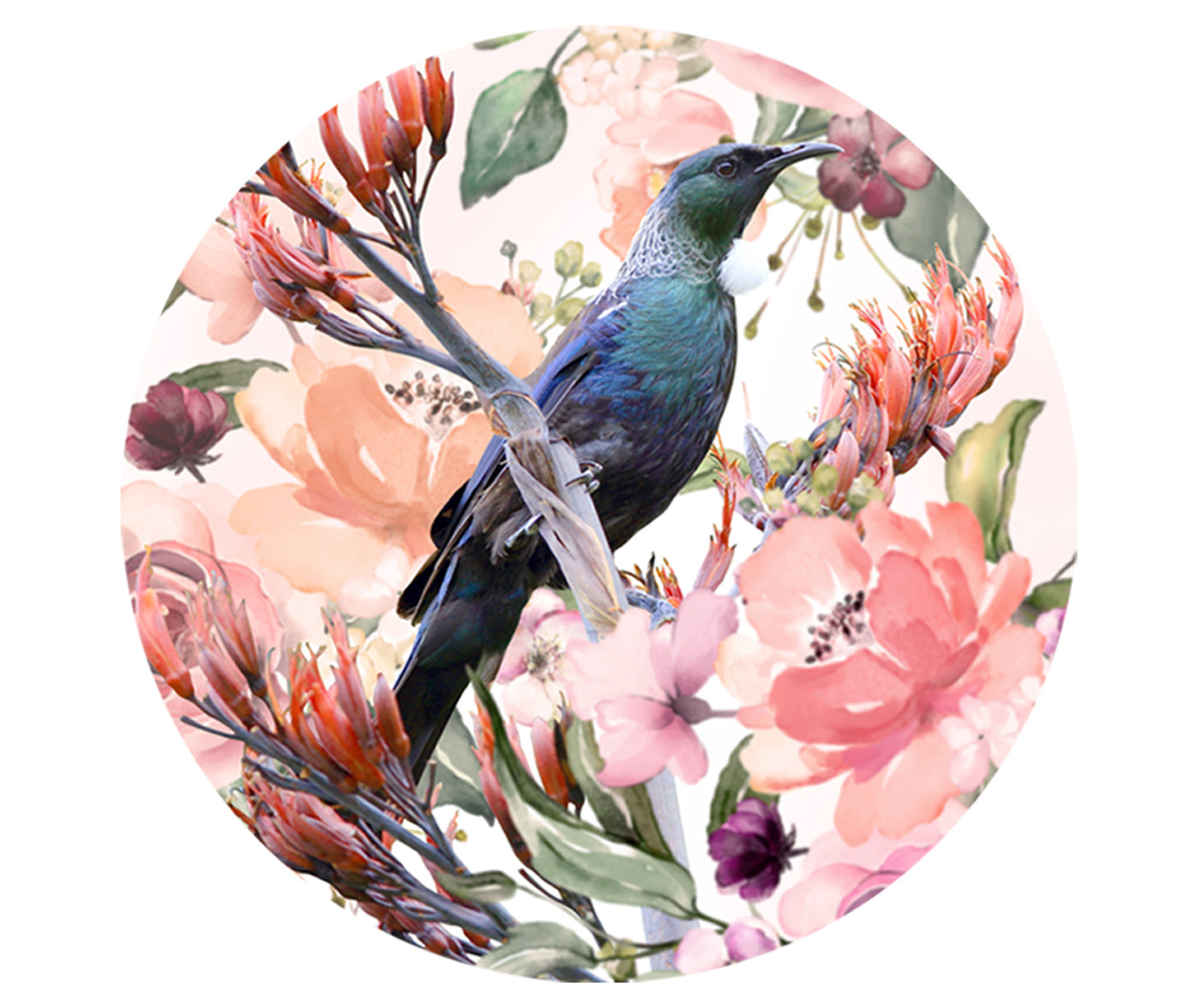 Tui in Light Wonderland Mural Dot Your Decal Shop Wall Decal NZ