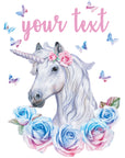 Unicorn Custom Name Wall Decal Your Decal Shop Wall Decal NZ