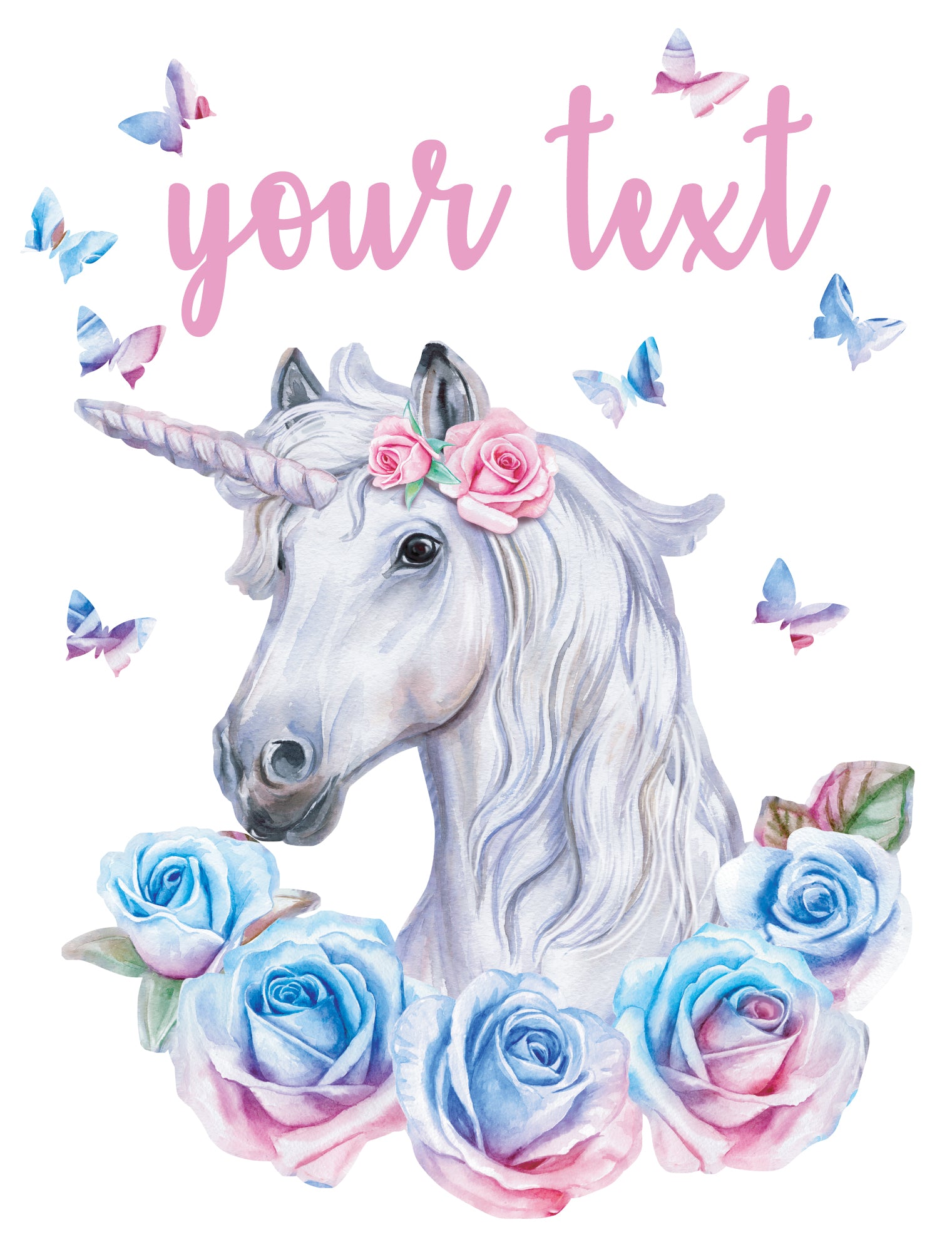 Unicorn Custom Name Wall Decal Your Decal Shop Wall Decal NZ
