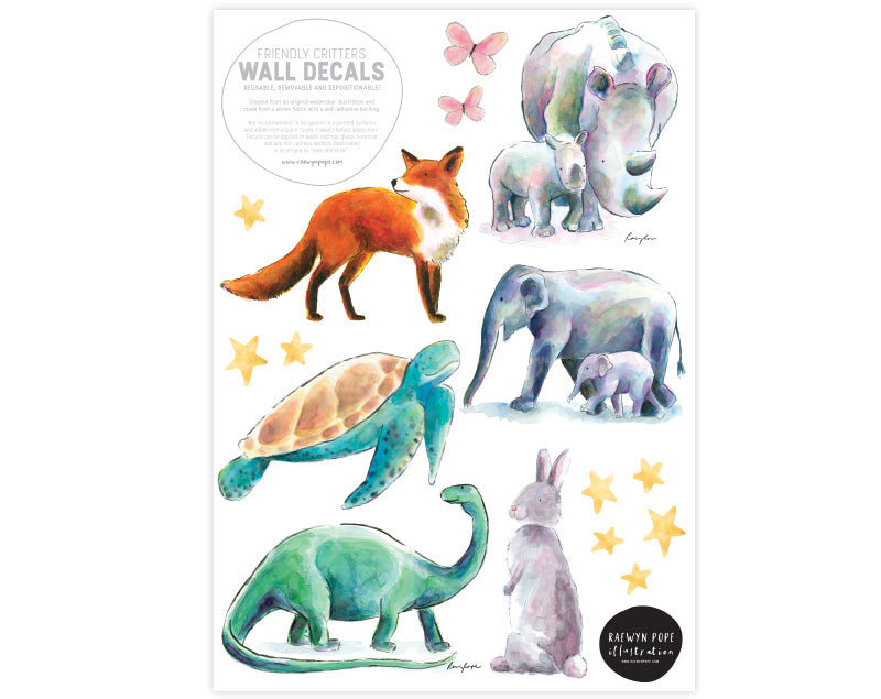 MIX PRINT SEVERAL ANIMALS Wall Decal Your Decal Shop Wall Decal NZ