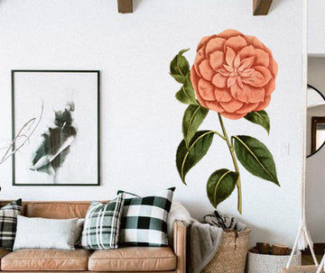 Myrtle Leaved Camellia Wall Decal